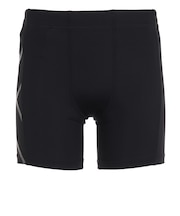ツー・タイムズ・ユー（2XU）コンプレッション 1/2ショーツ MA4508B-BLK/NRO