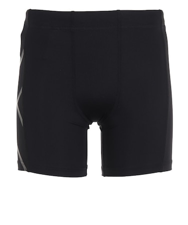 ツー・タイムズ・ユー（2XU）コンプレッション 1/2ショーツ MA4508B-BLK/NRO