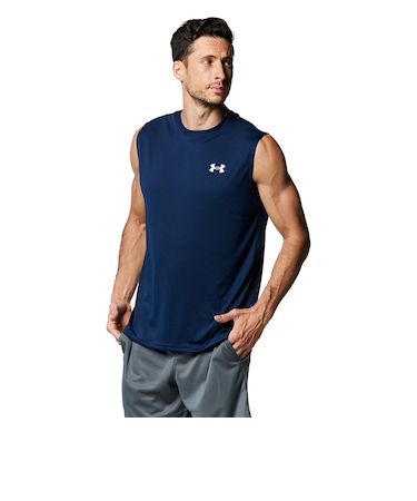 アンダーアーマー(UNDER ARMOUR)タンクトップ メンズ テック スリーブレス ノースリーブ 1367452 408