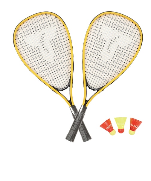 タルボットトロ（Talbot-Torro）バドミントンラケット スピードバドミントン 4400 ラケット2本 シャトル3個 ケース付き 490121