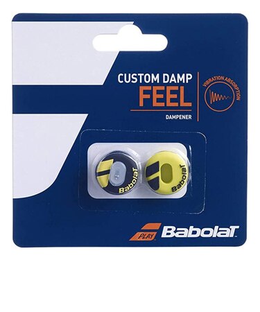 バボラ（BABOLAT）カスタム タンプ×2 700040 BK/YL