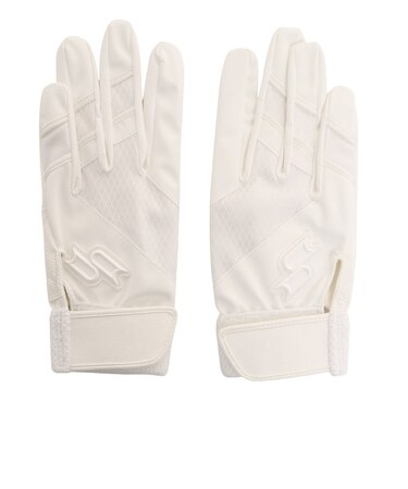 エスエスケイ（SSK）バッティンググローブ 両手用 野球 プロエッジ 高校野球対応シングルバンド手袋 両手 EBG3003W-10