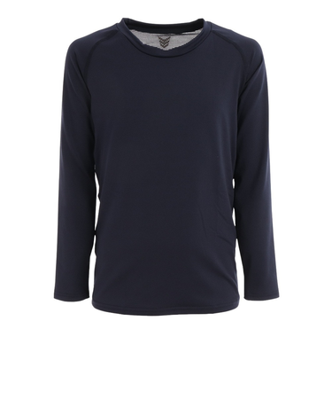 ジュニア 野球 アンダーシャツ ドライプラス抗菌ストレッチ丸首長袖シャツ YA2ABJ02-48 抗菌効果 吸汗速乾性 抗菌防臭 UVケア