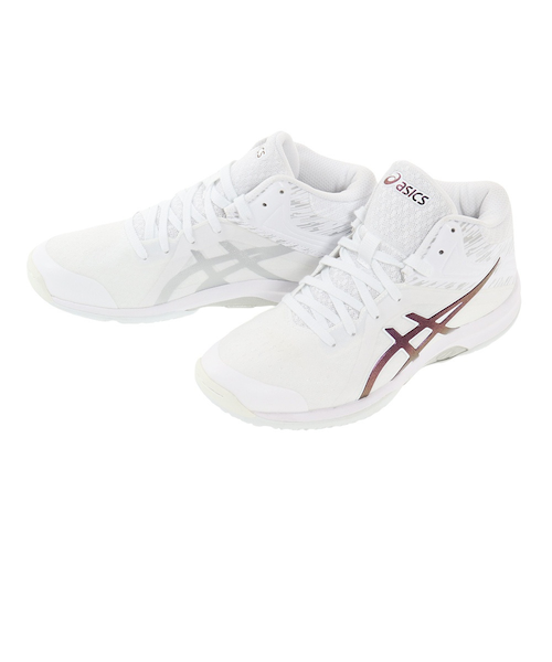 アシックス（ASICS）バスケ シューズ バッシュ 白 レディ ゲル