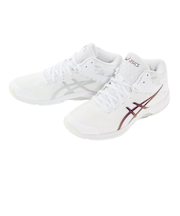 アシックス（ASICS）バスケ シューズ バッシュ 白 レディ ゲルフェアリー LADY GELFAIRY 8 XS 限定カラー ミッドカット TBF32X.…
