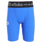 スフィーダ（SFIDA）ジュニア サッカー フットサル BP コンプレッションベースレイヤーハーフタイツ SA-21828JR BLU 冷感 速乾
