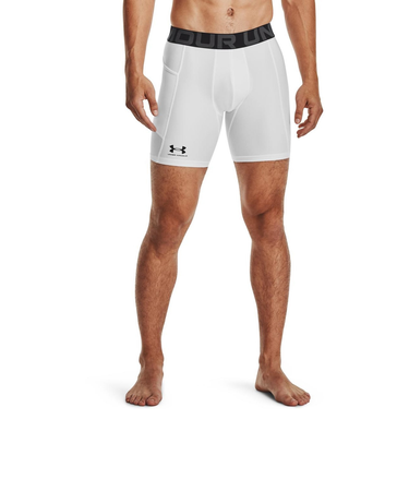 アンダーアーマー（UNDER ARMOUR）ヒートギア(夏向け) ショーツ 1361596 100 速乾 ホワイト