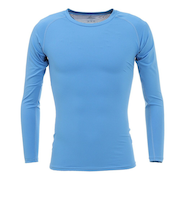 デュアリグ（DUARIG）サッカーウェア ドライプラス抗菌ストレッチ丸首長袖Tシャツ 741D1ES5709 SAX 速乾