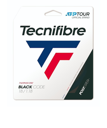 テクニファイバー（Technifibre）硬式テニスストリング BLACK CODE 1.18 TFSG401-BLK-118