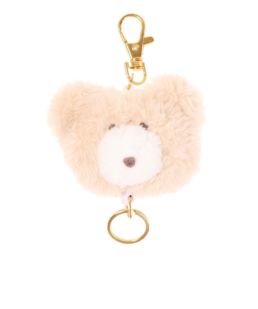 モコモカ リール付きキーホルダー ミルクティー 59810