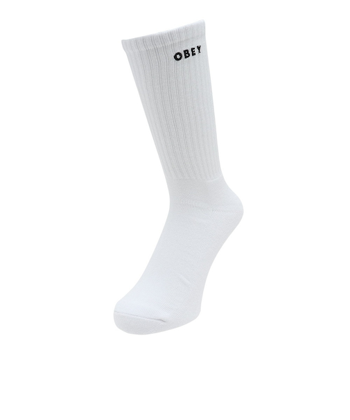 オベイ（OBEY）BOLD SOCKS 100260144WHT22U