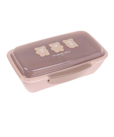 モコモカ 抗菌 1段ドームランチBOX ミルクティー QL 69502