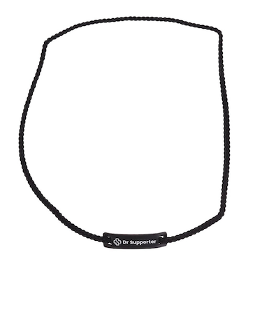 リカバリーカラーバンド ロゴチャーム BLK