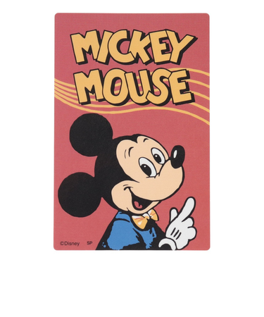 DISNEY（DISNEY）キャラクターステッカー ディズニーキャラクター ミッキーマウス レトロポスター SMP DS2192