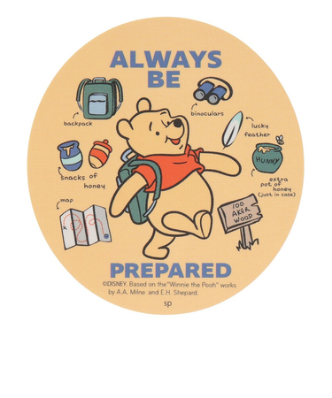 DISNEY（DISNEY）キャラクターステッカー くまのプーさん ハイキング SMP DS2841