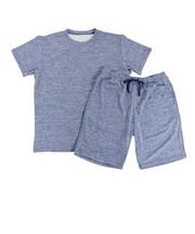 その他ブランド（OTHER BRAND）接触冷感 半袖Tシャツ メンズ ハーフパンツ 上下セット XE2201S-S NVY