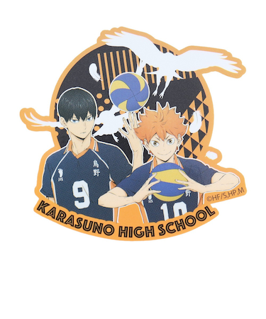 キャラステッカー ハイキュー 日向&影山 TM1002