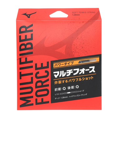 ミズノ（MIZUNO）ソフトテニス ストリング マルチファイバー フォース 63JGN24209