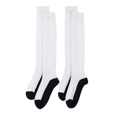 野球 ベースボールソックス ツートンカラー 2足組 YA2AS03-10 24