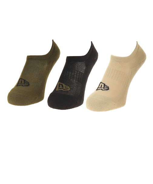 ニューエラ（NEW ERA）ソックス ベリーショート 3足組 ミリタリーパック マルチ 12674023