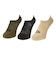 ニューエラ（NEW ERA）ソックス ベリーショート 3足組 ミリタリーパック マルチ 12674023