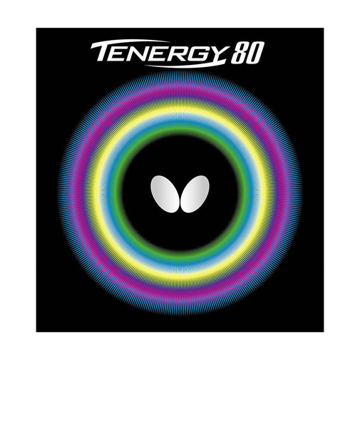 バタフライ（Butterfly）卓球ラバー テナジー 80 赤 裏ソフト 05930-006