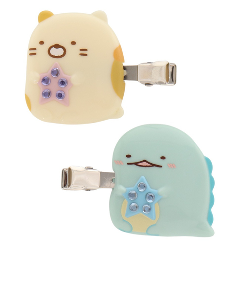 ヘアクリップ ねこ＆とかげ FE34406