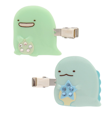 ヘアクリップ とかげ＆とかげ(本物) FE34408