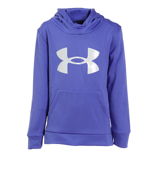 アンダーアーマー(UNDER ARMOUR)スウェットパーカー アーマー フリース GLITTER フーディー ガールズ 女の子 1373136 184