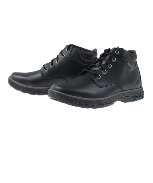スケッチャーズ（SKECHERS）ブーツ セグメント2ブロージェン ブラック 204394-BLK 1 ウィンター タウン 日常履き カジュアル レザーブーツ…