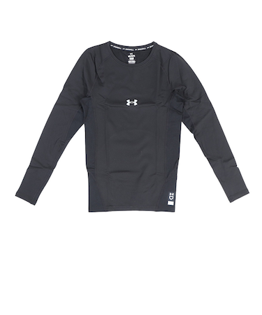 アンダーアーマー（UNDER ARMOUR）野球 アンダーシャツ コールドギアアーマー コンプレッション 長袖クルーネックTシャツ 1375373 001