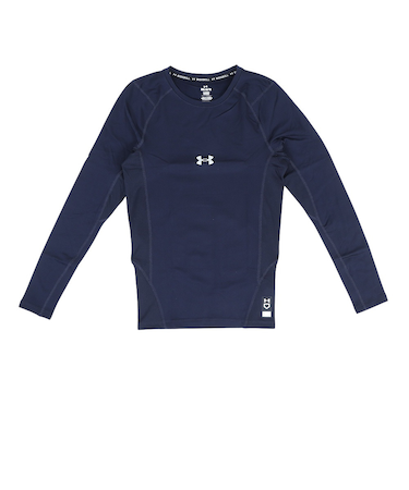 アンダーアーマー（UNDER ARMOUR）野球 アンダーシャツ コールドギアアーマー コンプレッション 長袖クルーネックTシャツ 1375373 410