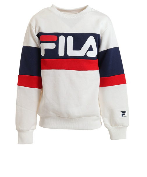 フィラ(FILA)スウェット トレーナー プルオーバー ガールズ クルースウェット 142-700 OWT
