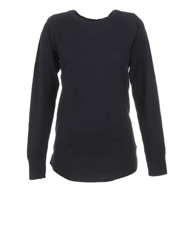 ヘインズ（Hanes）サーマルクルーネック 長袖Tシャツ HW4-Q501 090