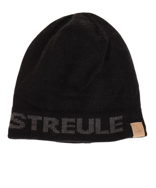 帽子 ロゴ ニットキャップ ST22FB0038 BLK