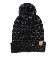 帽子 ニット帽 MOSA ST22FB0041 BLK