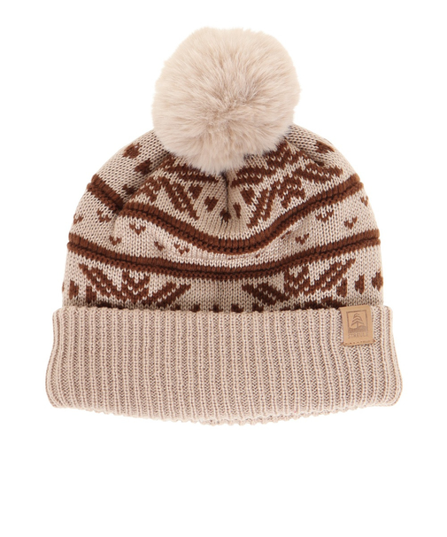 帽子 ニット帽 FUR ST22FB0043 BEG スキー スノボ 防寒