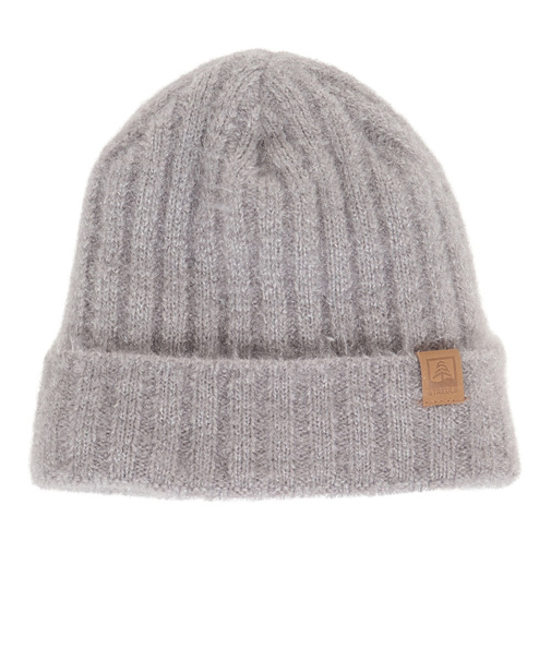 帽子 ニットキャップ ST22FB0044 LGRY モヘア風ニット スキー スノボ 防寒