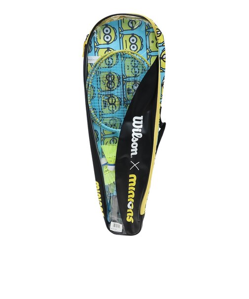 ウイルソン（Wilson）ジュニア バドミントンラケット MINIONS 2.0 JR BADMINTON SET 2 WR105710F2