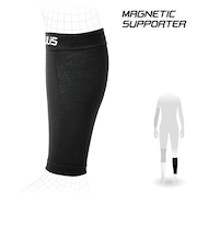 サポーター マグネティックサポーター ふくらはぎ 黒 M-LLサイズ 20MA2131 QULiS CALF 磁気サポーター