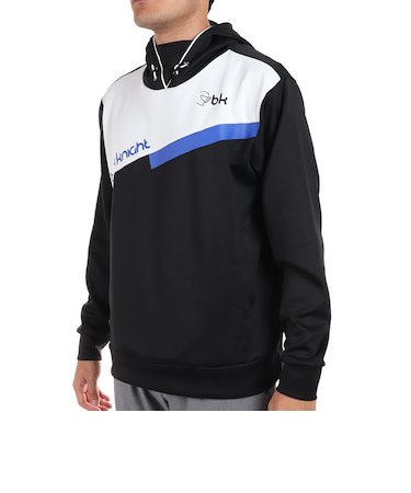 バドミントンウェア フードパーカー T-2450-BLA