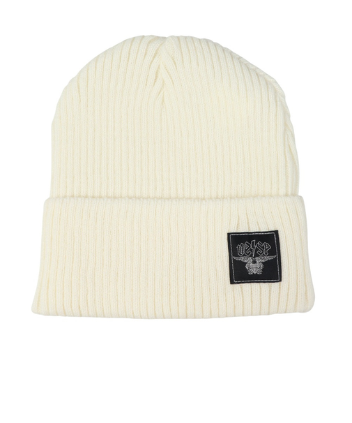 ベスプ（VESP）LIGHT RIB KNIT BEANIE リブニットビーニー VPMB1015 IV アイボリー ニット帽 スノーボード