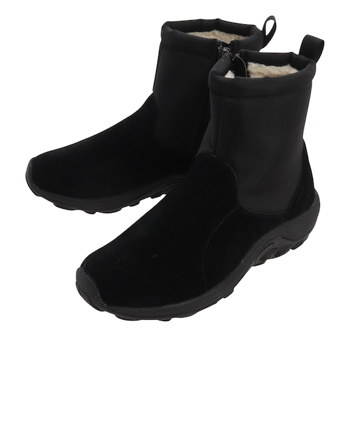 メレル（MERRELL）シューズ アウトドア ジャングル ミッド ジップ ポーラー ウォータープルーフ アイスプラス ブラック 003437