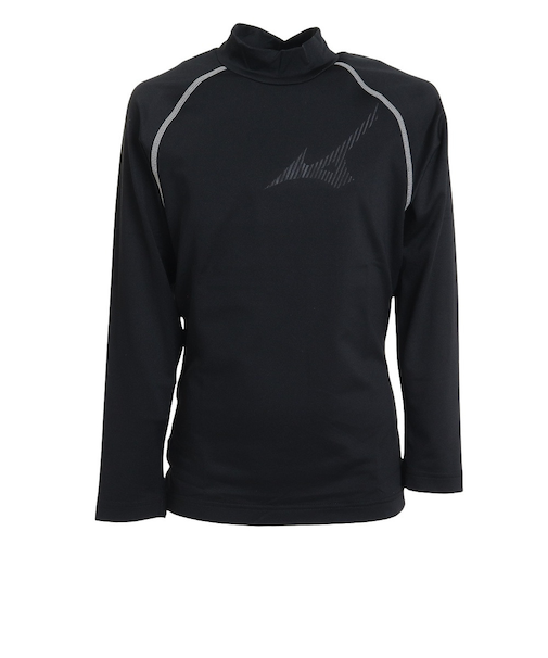 ミズノ（MIZUNO）野球 アンダーシャツ ジュニア 裏起毛アンダーシャツ ハイネック 長袖 12JA2P5409