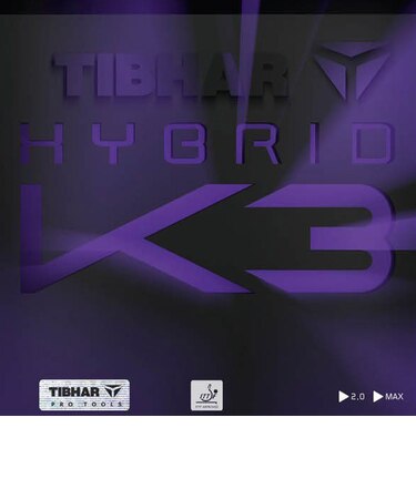 卓球ラバー ハイブリッドK3 BT007-BLK