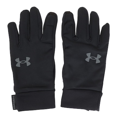 アンダーアーマー（UNDER ARMOUR）手袋 STORM LINER ストーム ライナーグローブ 1377508 001 ブラック 防寒 スマホ タッチパ…