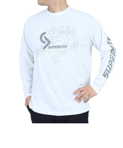 ミズノ（MIZUNO）バスケットボールウェア UVカット ロンT SUPERSTAR 長袖Tシャツ 32JAS26601 速乾