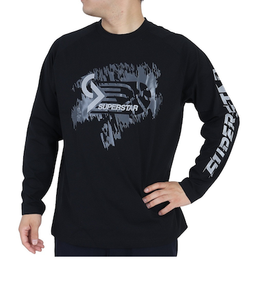 ミズノ（MIZUNO）バスケットボールウェア UVカット ロンT SUPERSTAR 長袖Tシャツ 32JAS26609 速乾