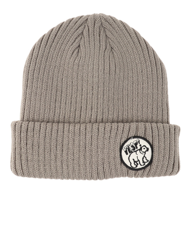 ベスプ(VESP)ジュニア 帽子 ニットキャップ VPJB1005GR グレー ニット帽 ポンポン スキー スノーボード 雪遊び