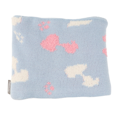 ベスプ(VESP)ジュニア ネックウォーマー SNJN1010SX サックス ブルー スヌーピー もこもこ 防寒 スキー スノーボード 雪遊び